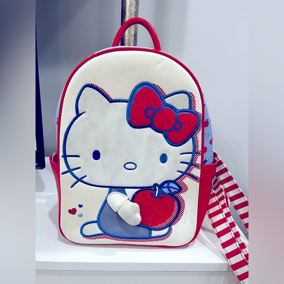 Hello Kitty Handbags - Hello Kitty Cream and Red Backpack